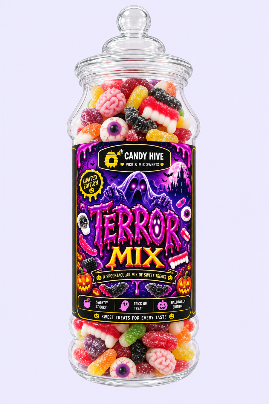 Terror Mix - Halloween Theme Gift Jar (650 grams)