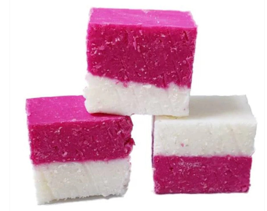 Coconut Ice Fudge