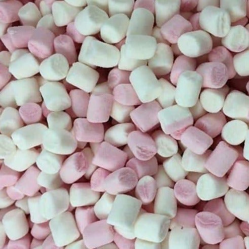 Pink & White Mini Mallows - Gift Jar