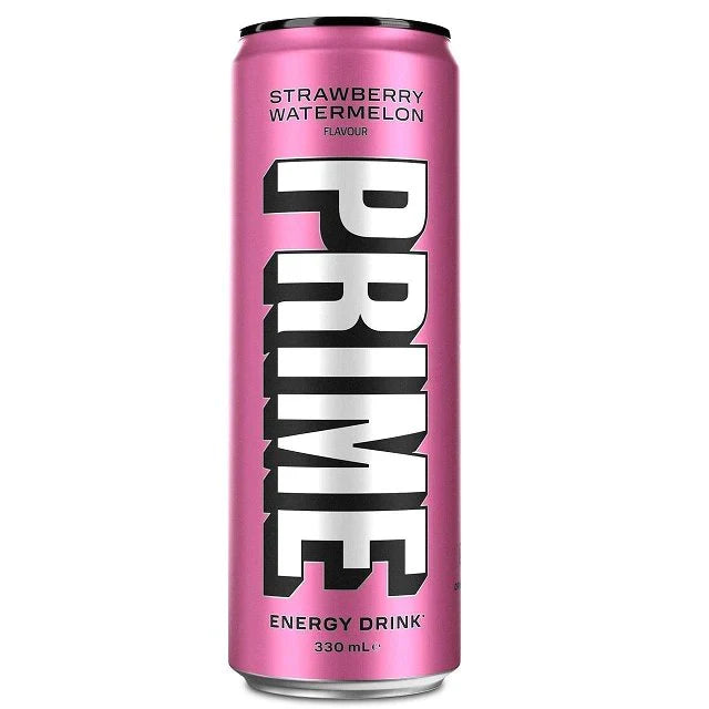 Prime Energy Strawberry Watermelon Cans 330ml