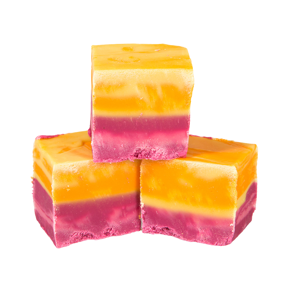 Rainbow Fruit Fudge