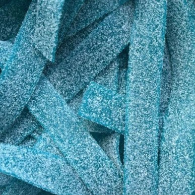 Sour Blue Raspberry Belts - Gifting Jar
