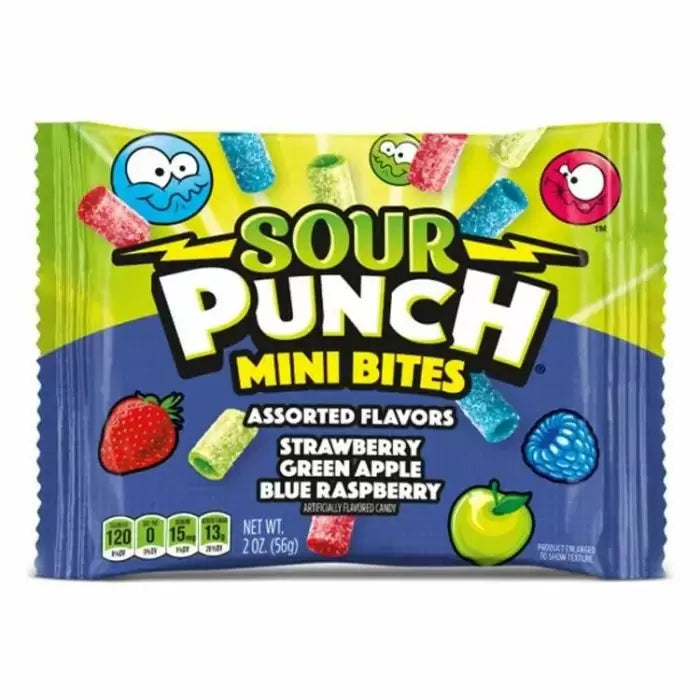 Sour Punch Mini Bites Assorted Flavours