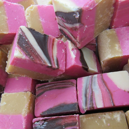 Strawberry Cheesecake Fudge